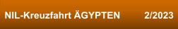 NIL-Kreuzfahrt ÄGYPTEN         2/2023